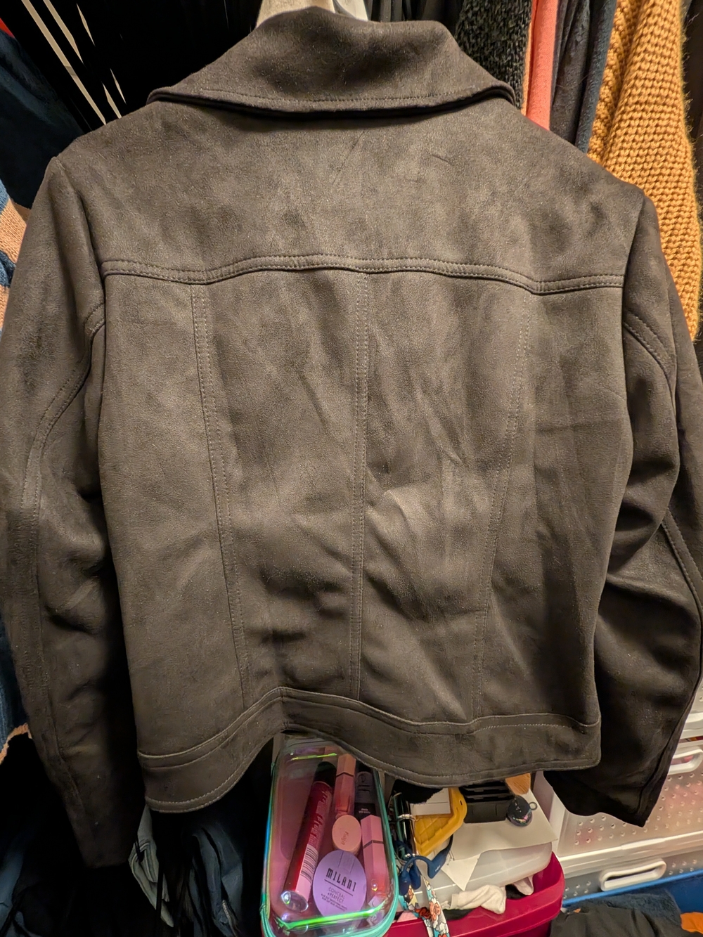 philosophy Black Suede Jacket - M